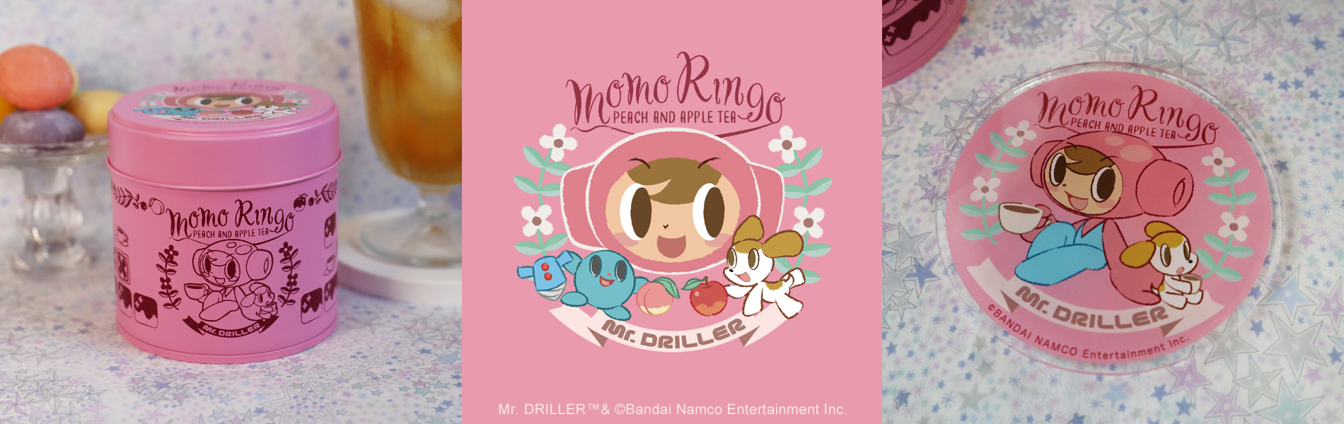 『ミスタードリラー 』ピーチ＆アップルのフレーバー Mr.DRILLER™ Momo Ringo